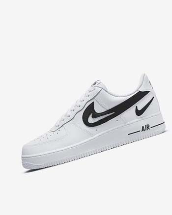 Nike Air Force 1 '07 Blancos Negros | MX 2989
